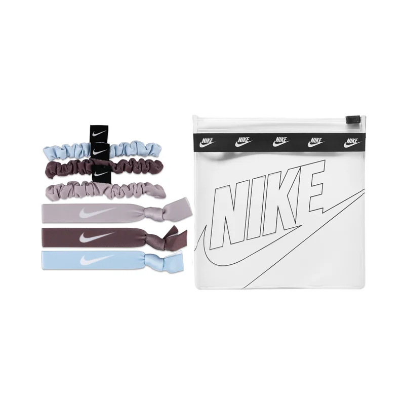 نايكي ان اس دبليو رباطات شعر مطاطية مخملية (6 قطع)